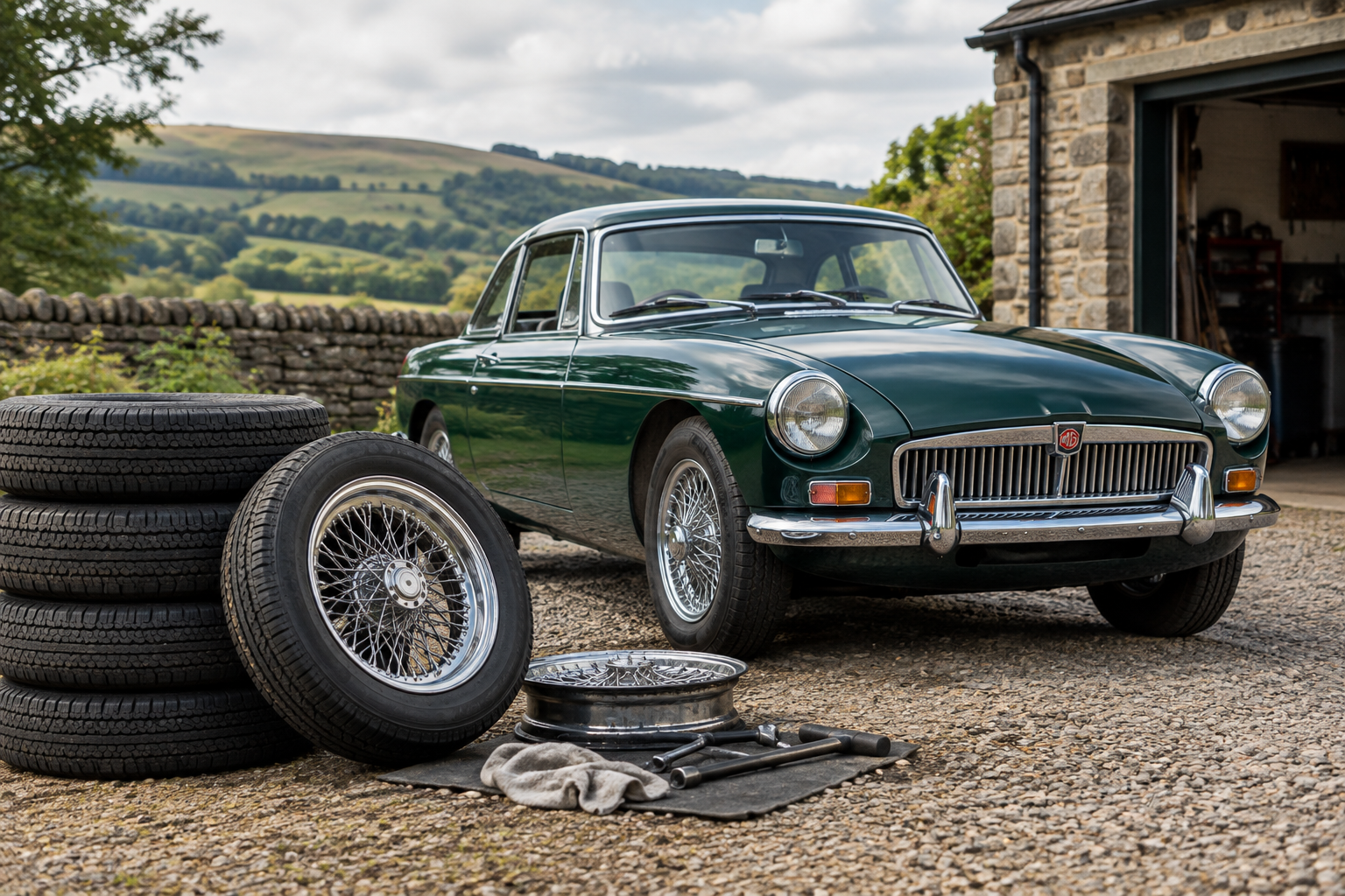 MGB Tyres and Wheels: Choosing, Checking and Caring for Them